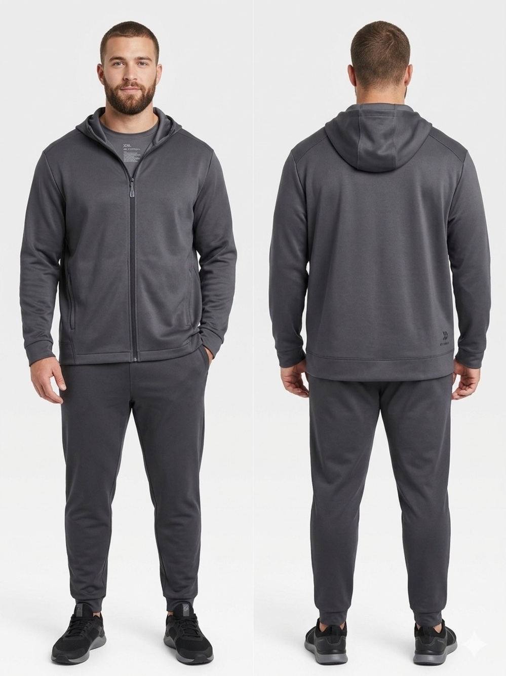 Men's Full-Zip Hooded Jacket